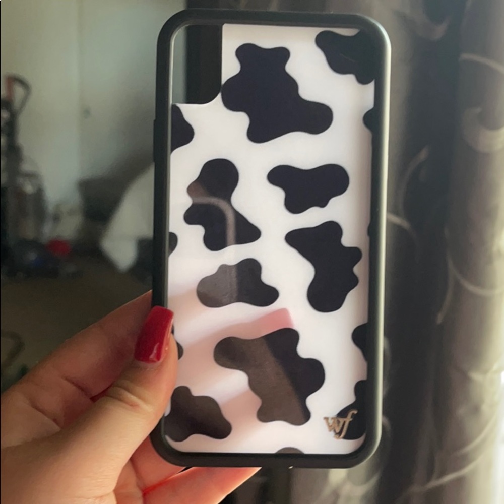 Cow print iPhone XR phone case